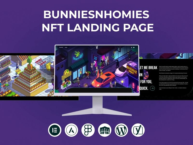 Bunnies N Homies NFT Page