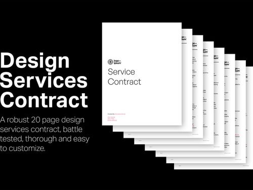 Design Services Contract Template (20 Pages)