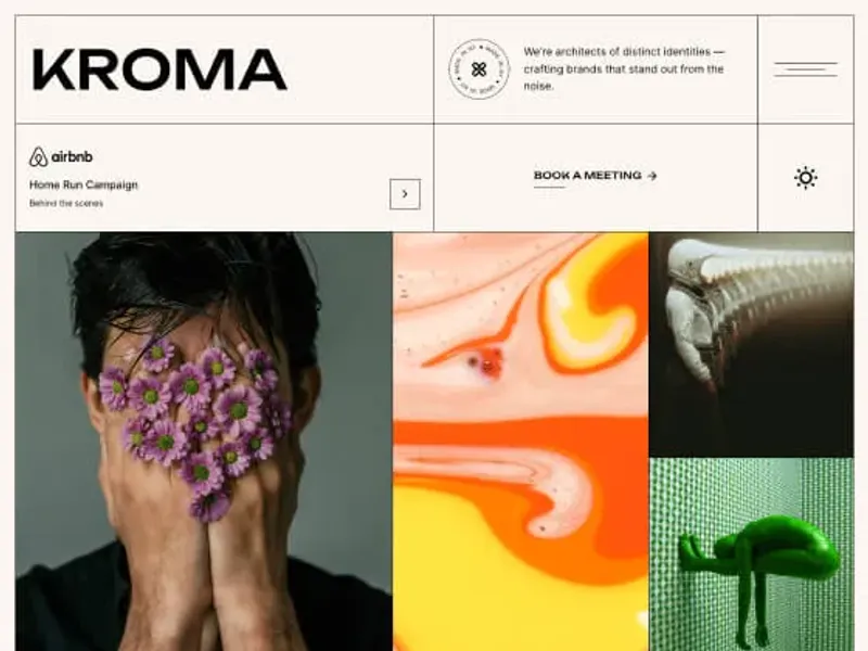 Kroma Studio Website Page Template - Figma to Webflow