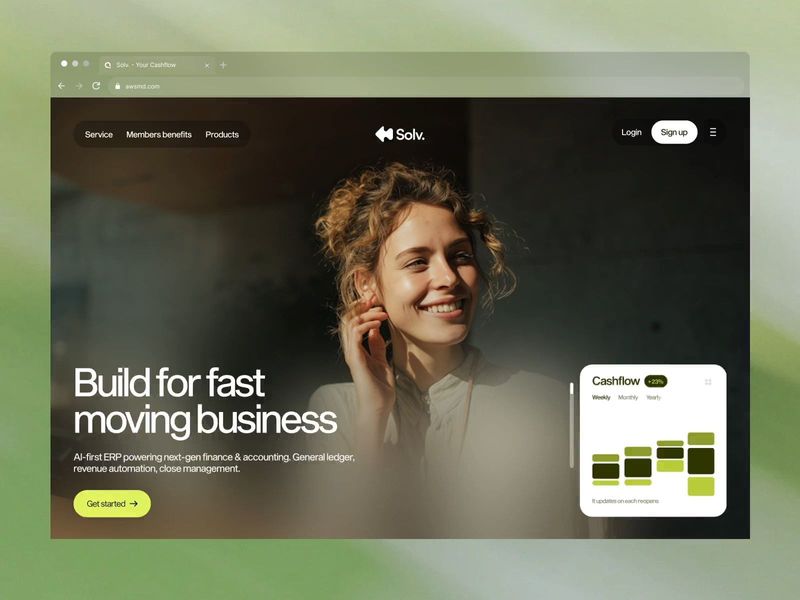 Solv - Fintech SaaS Website