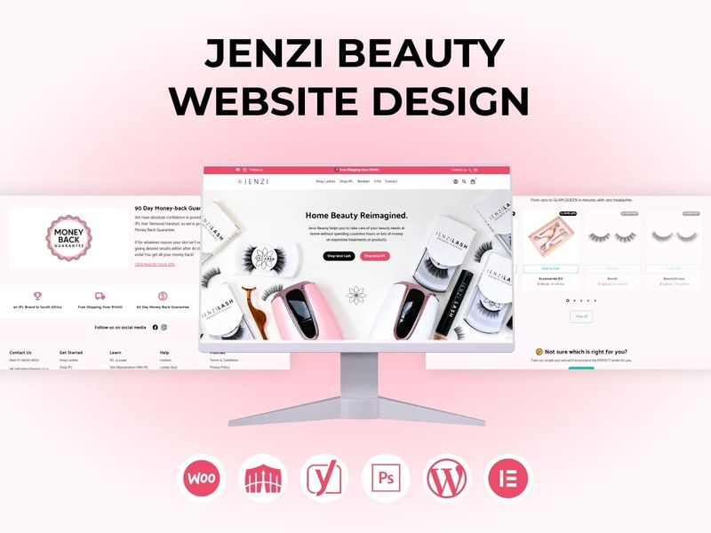 JenziBeauty Product Landing Page