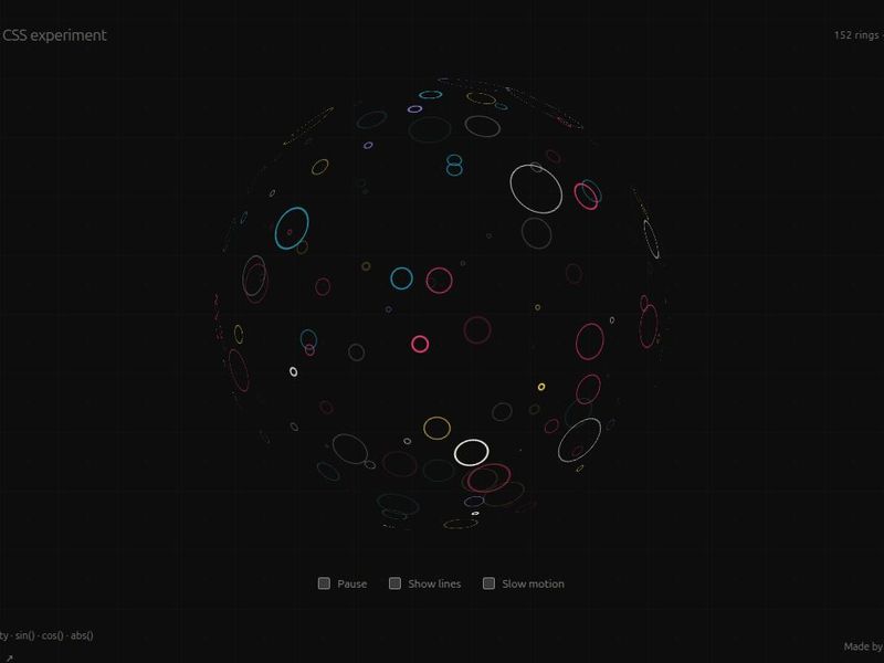 CSS Circle Drops
