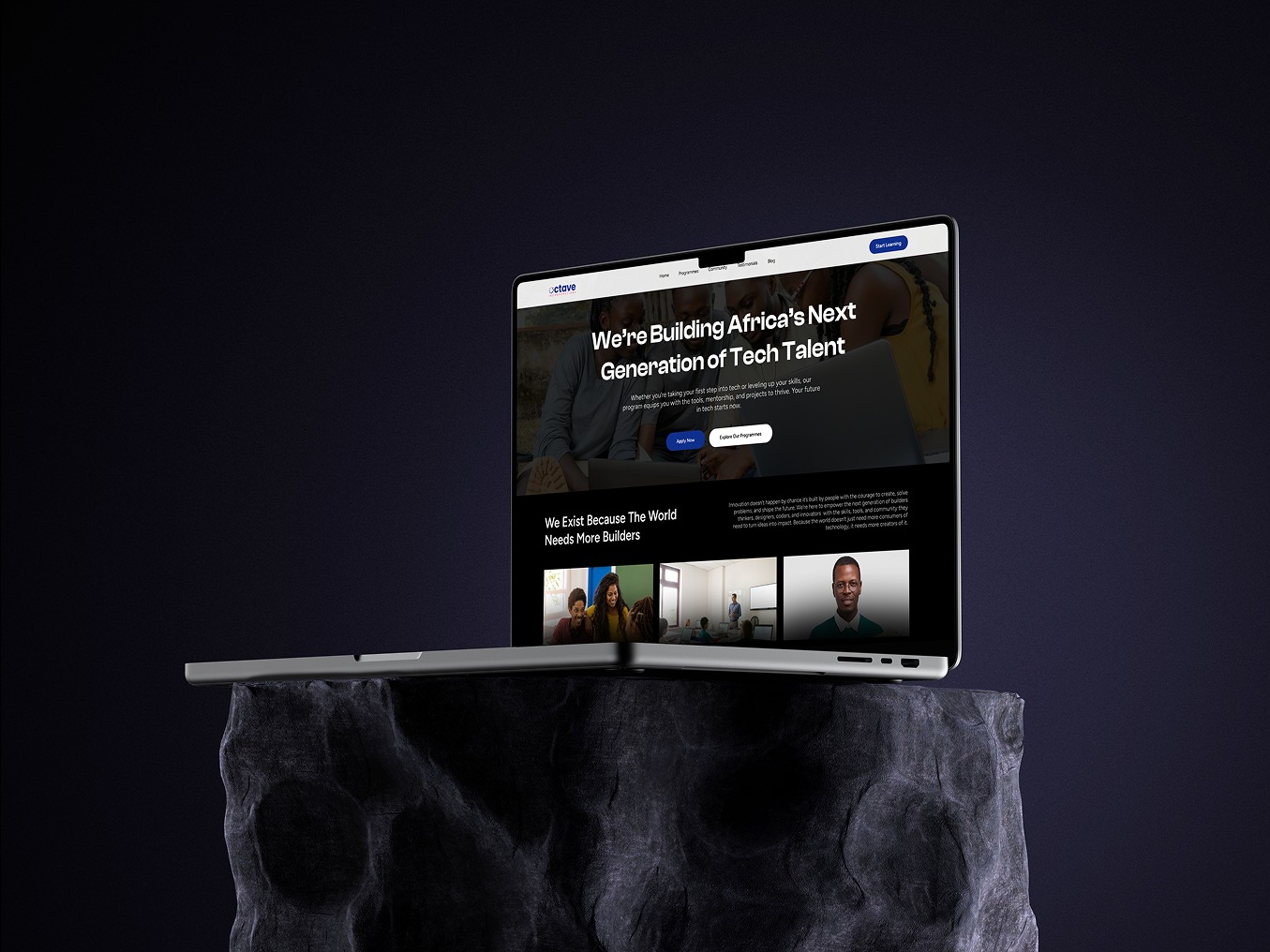 Octave Inc Website Design Image 0