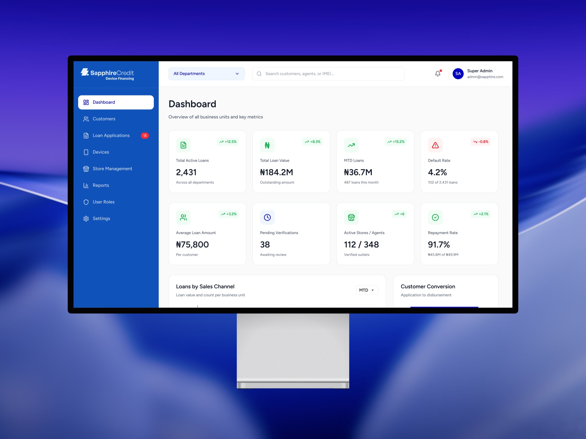 Sapphire Credit Device Financing 3.0 Design Image 3