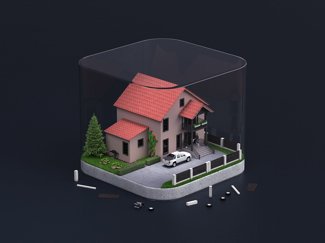 Exterior 3d icons Image 1