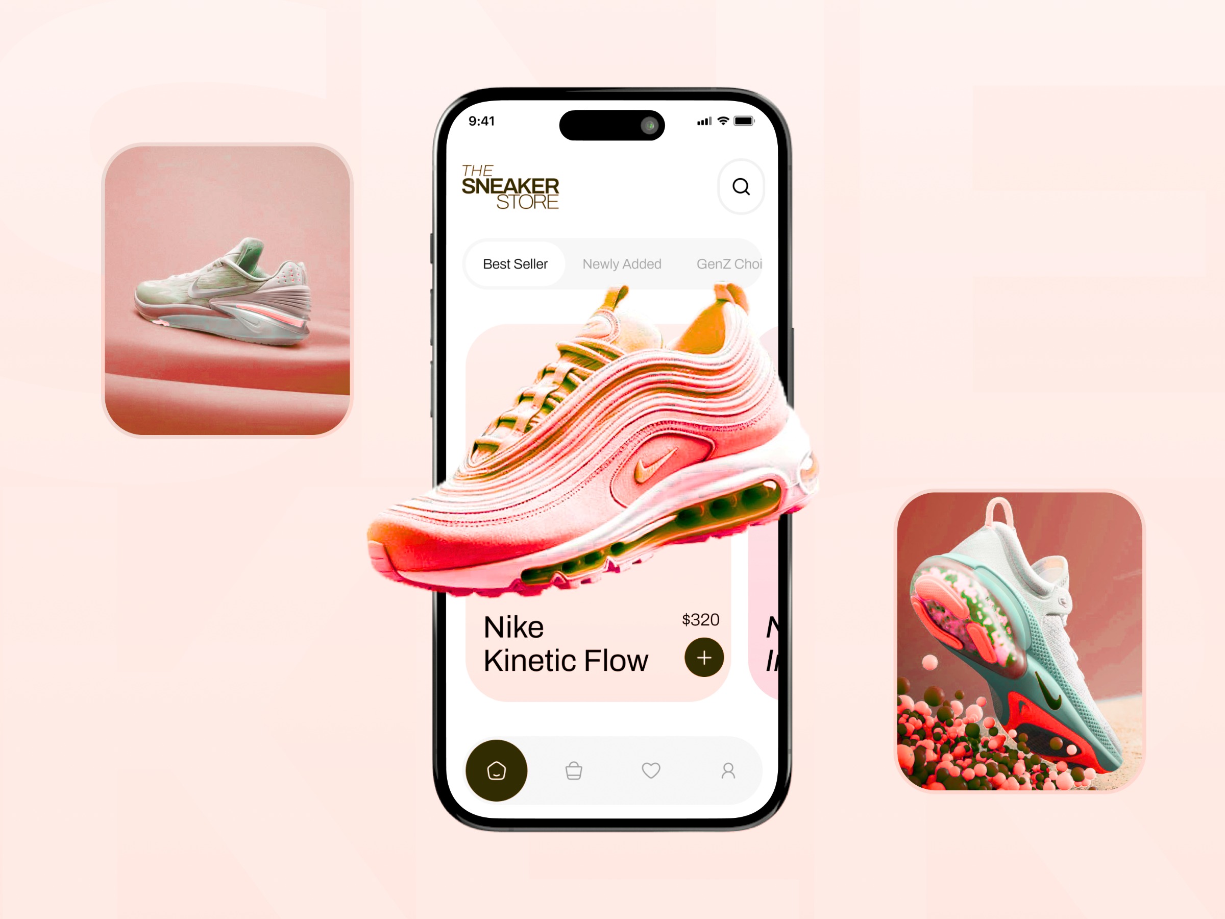 Sneakers E-commerce Store App Design Image 2