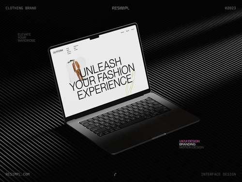 Outform x Minimum - Clothing Website UI/UX Design