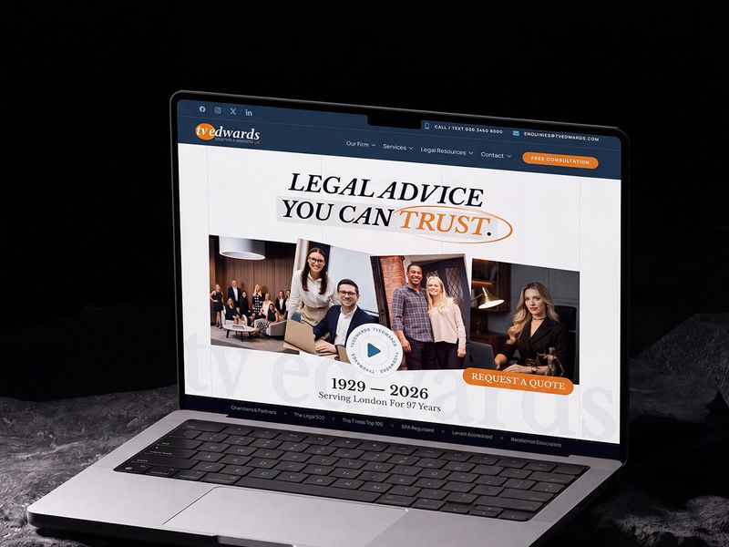 TV Edwards Solicitors — Website UX/UI Redesign