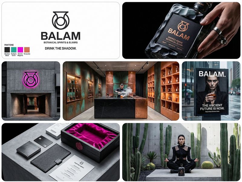 BALAM | Botanical Spirits Branding by Up-Brands™