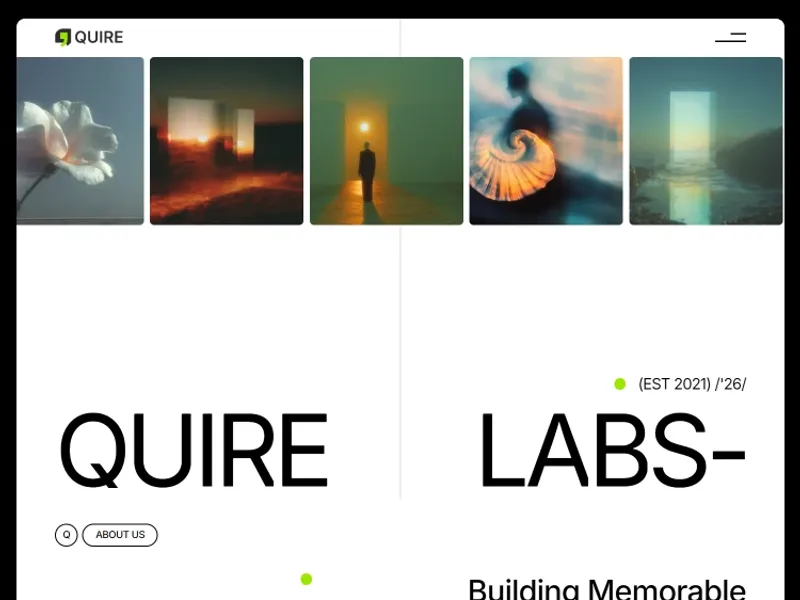 Quire by Kitpro Studio - Portfolio, Agency design asset by webflow