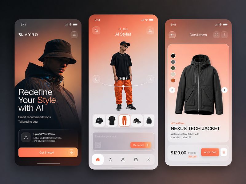 Next-Generation Fashion App Design