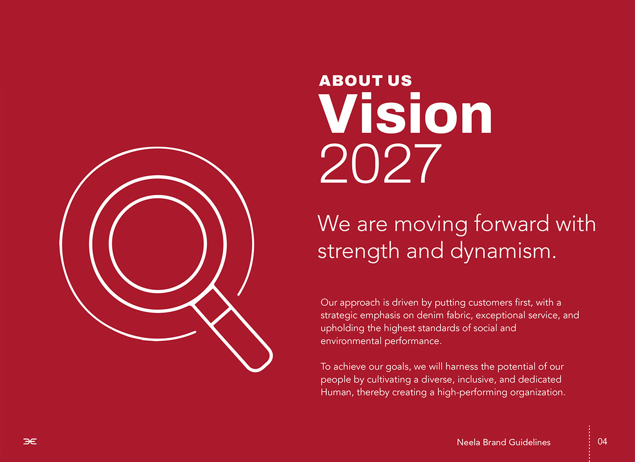 Neela Denim by Sapphire Fibres Brand Guideline Design Image 5