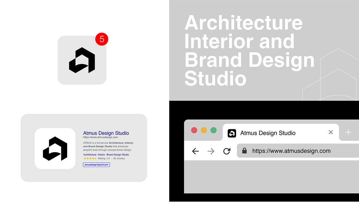 Atmus Design Studio - Architecture & Interior design | Brand Identity Image 9