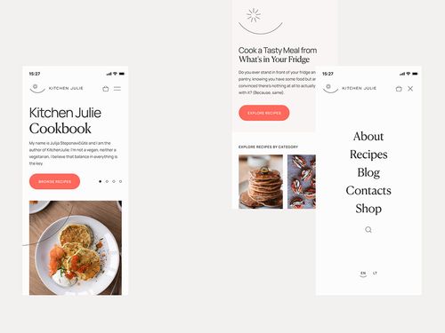 Kitchen Julie | Website | Behance