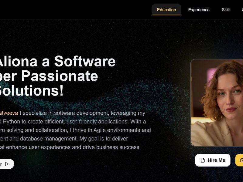 AI LinkedIn Portfolio Builder | Free AI-Powered 3D Portfolios in 30 Seconds