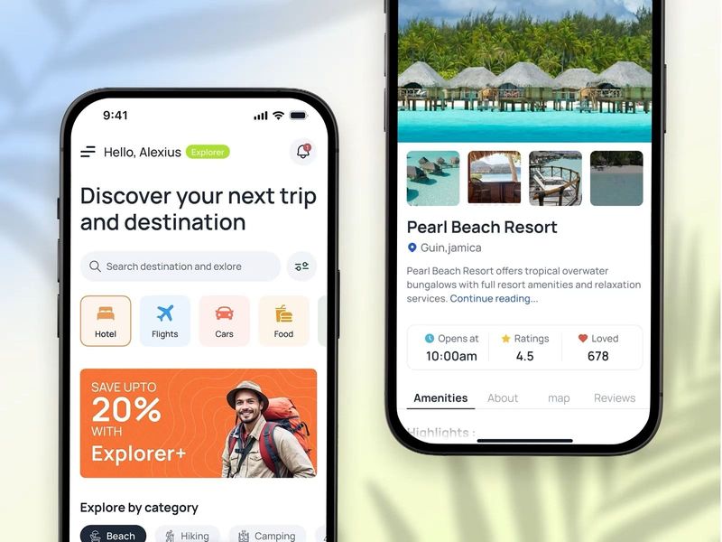 AI Travel Assistant | SaaS Dashboard | UI/UX Design