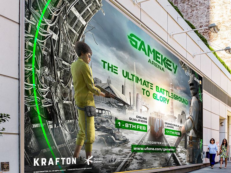 Ufone GameKey – Level Up Your Game Outdoor Campaign