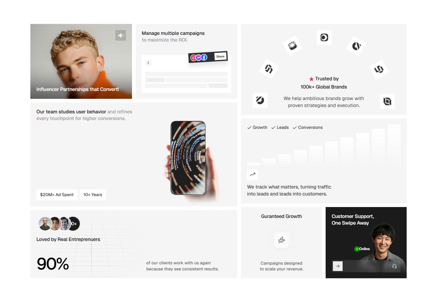 Bento Grid Exploration for Framer Template