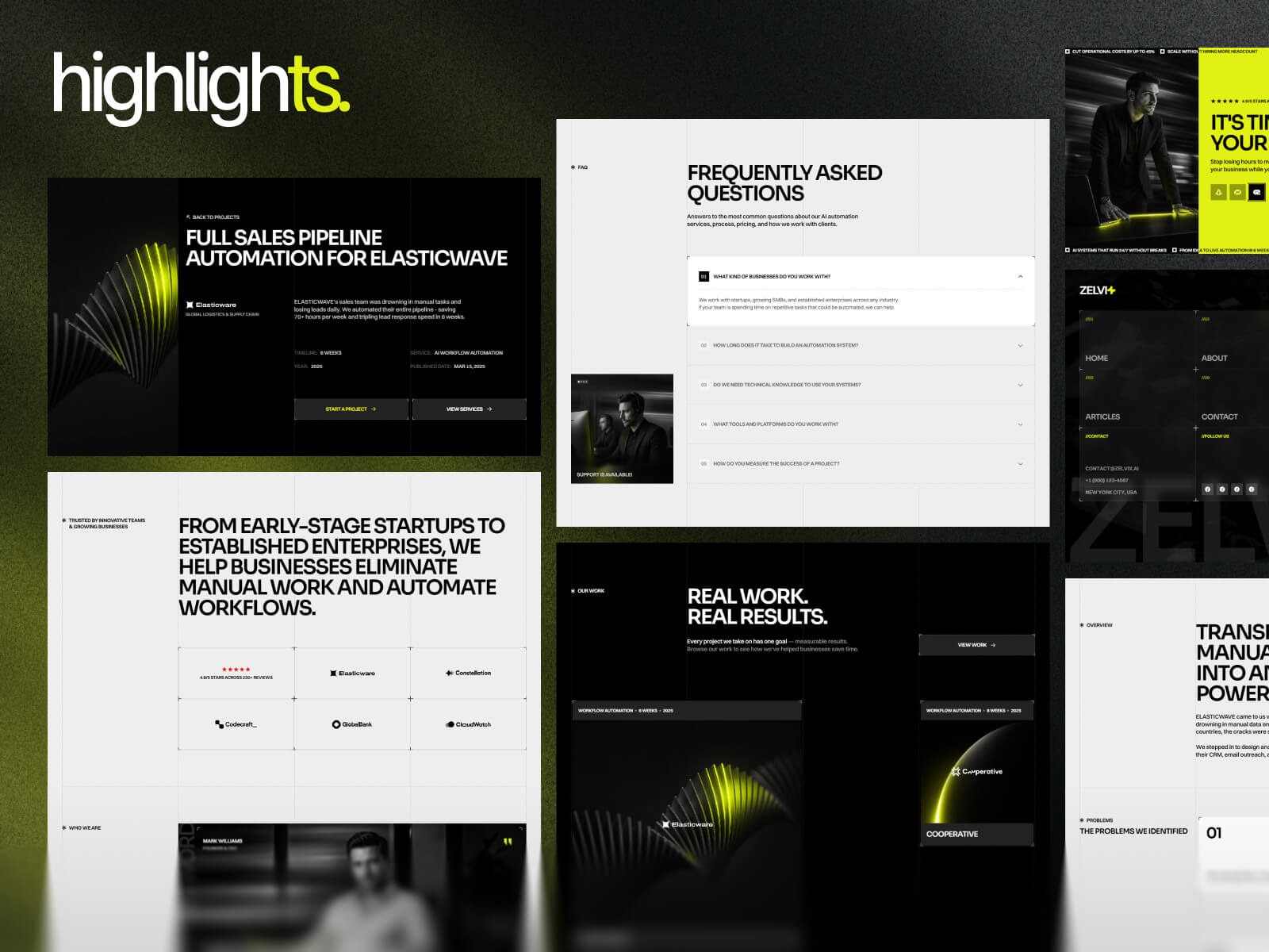 ZelvixAI: Free AI Agency Website Template by Muhammad Talha Image 1