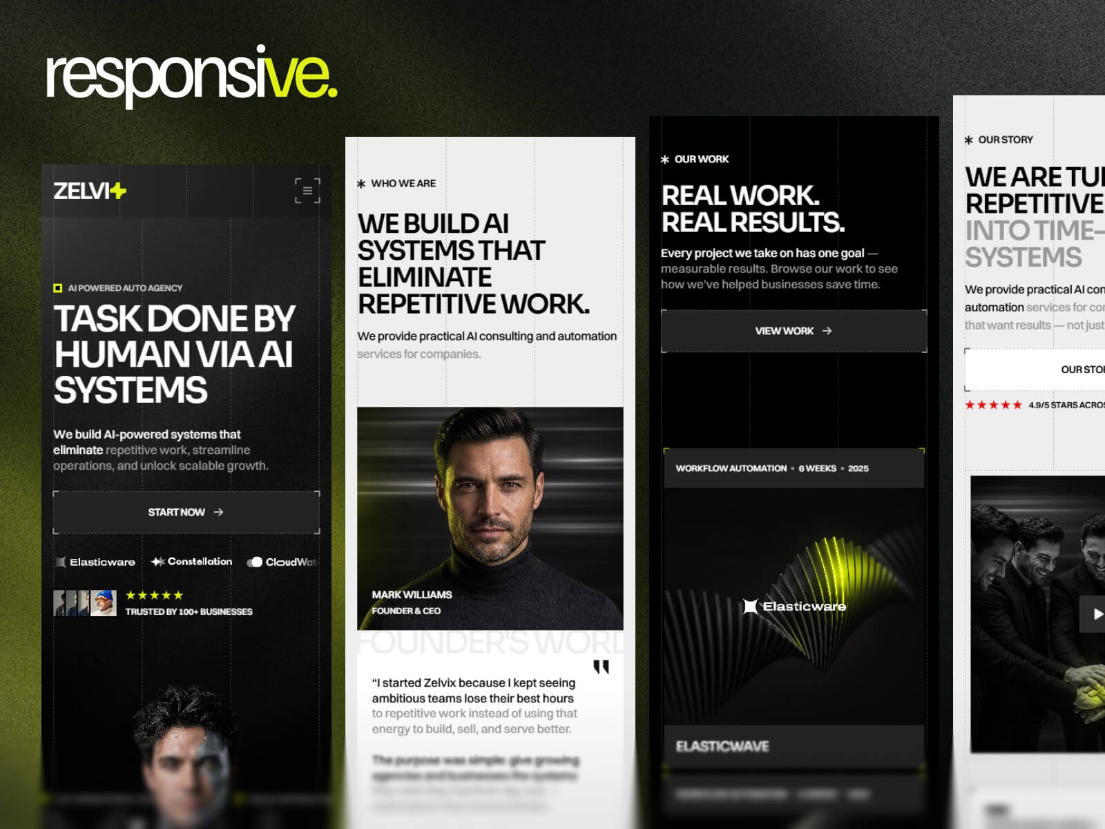 ZelvixAI: Free AI Agency Website Template by Muhammad Talha Image 2