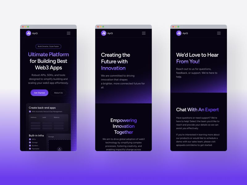 APIQ — Web3 Blockchain Template