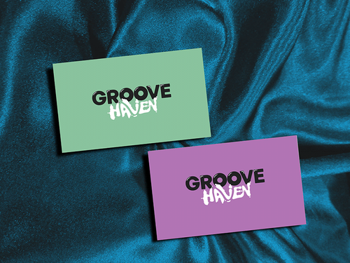 Groove Haven Vinyl Records Shop Logo