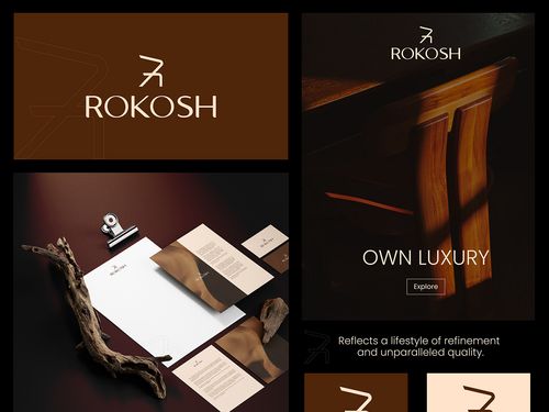 ROKOSH | Luxury Furniture Brand Identity