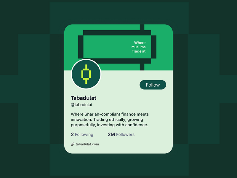 Halal Trading Platform Brand Identity | Arabic Fintech