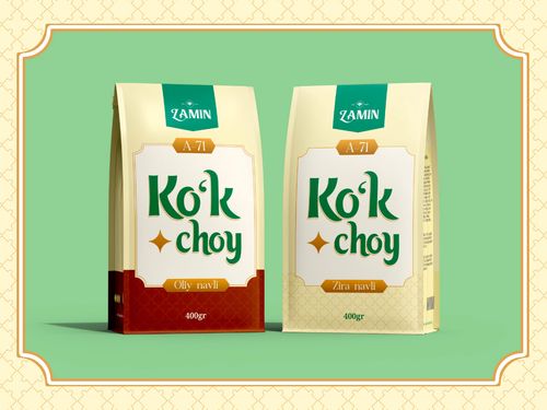 "Zamin tea" uchun package design