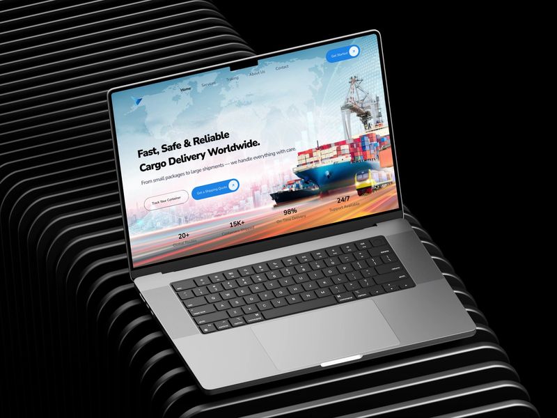 Cargo & Logistics Delivery Landing Page