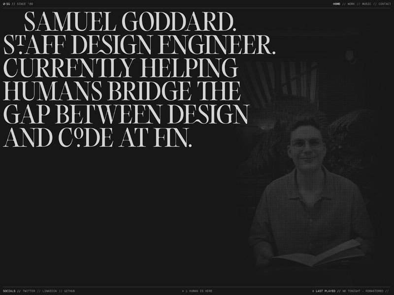 Sam Goddard // Design Engineer