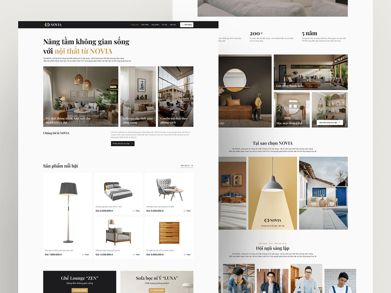 Novia | Website / Landing Page UX/UI