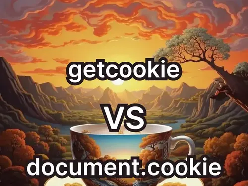 getCookie vs document.cookie: Understanding the Differences
