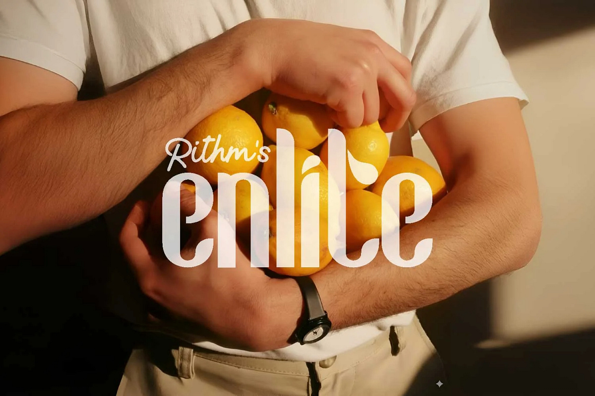 Rithm's Enlite: Premium Beverages Branding & Packaging Design Image 1