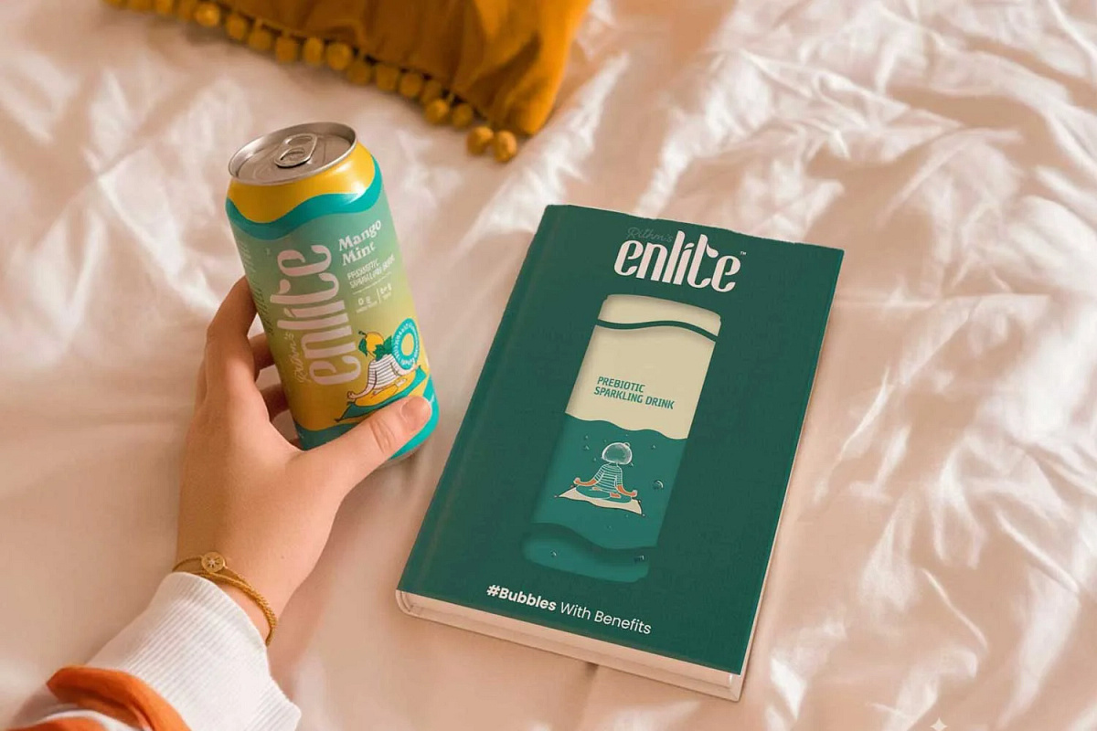 Rithm's Enlite: Premium Beverages Branding & Packaging Design Image 3