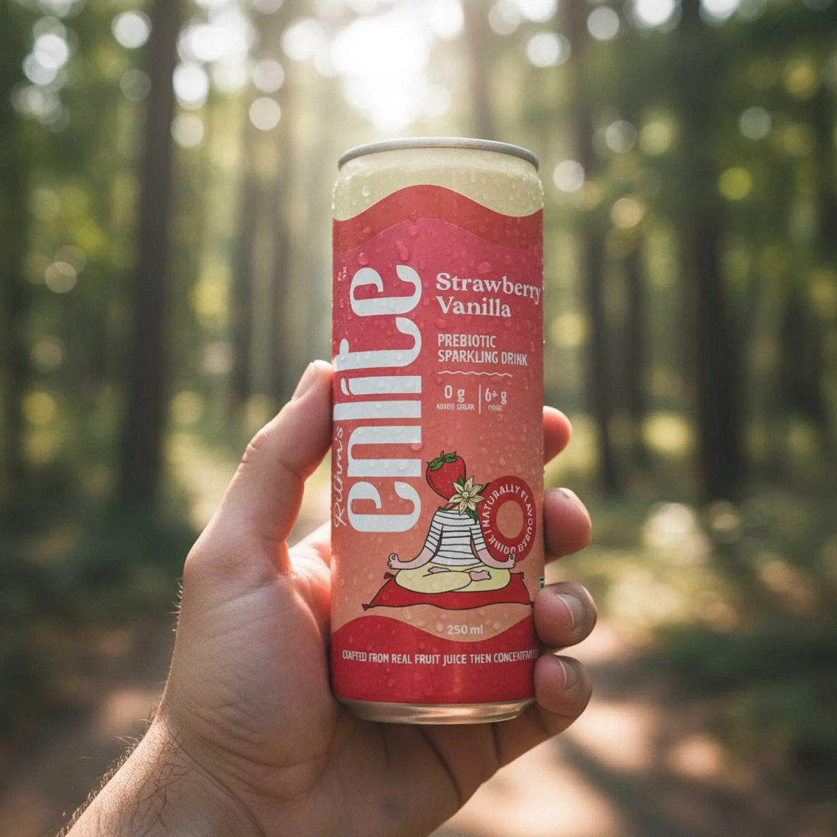 Rithm's Enlite: Premium Beverages Branding & Packaging Design Image 11