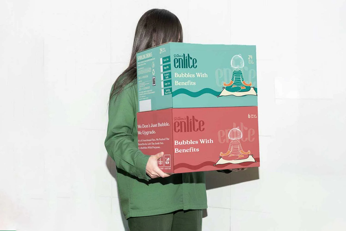 Rithm's Enlite: Premium Beverages Branding & Packaging Design Image 18
