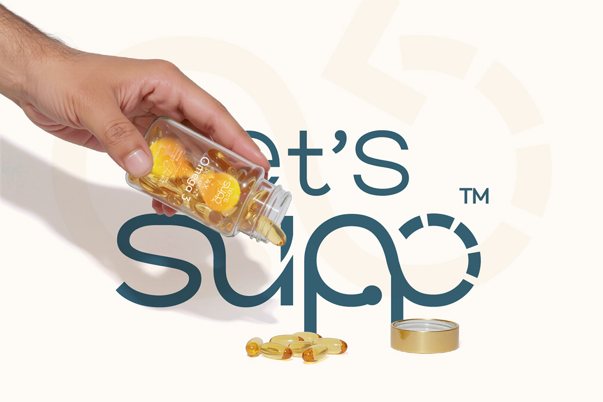 Let’s Supp | Wellness Branding & Packaging Design