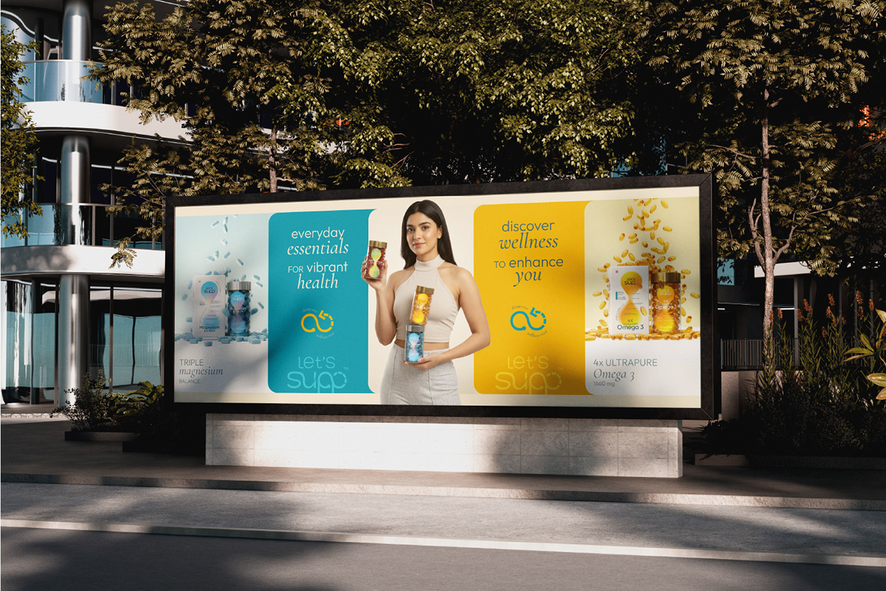 Let’s Supp | Wellness Branding & Packaging Design Image 3