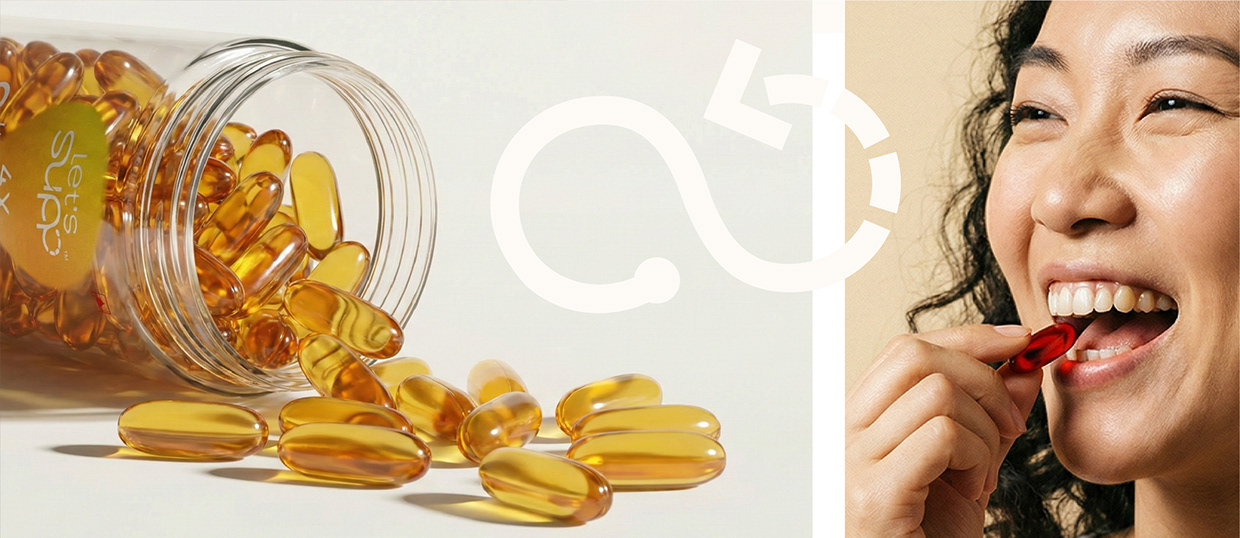 Let’s Supp | Wellness Branding & Packaging Design Image 7