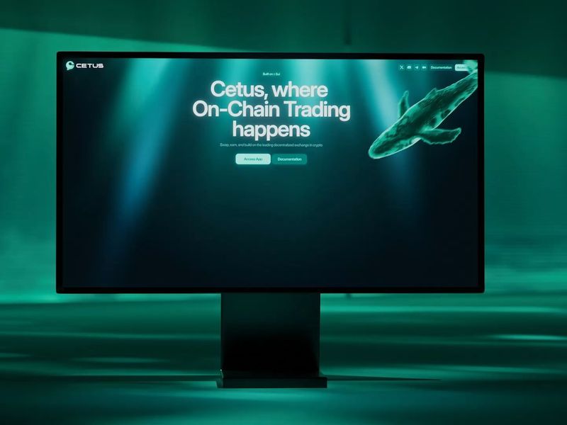 Website & 3D Motion for Cetus Protocol — the leading DEX and liquidity infra on Sui