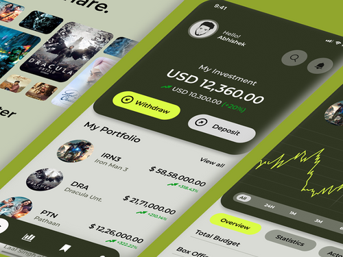CineShare - Movie Stock(NFT) on Behance