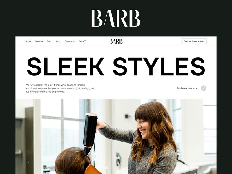 Barb Styling - Hair & Beauty Website Template