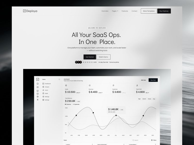 Deploya - Webflow HTML website template