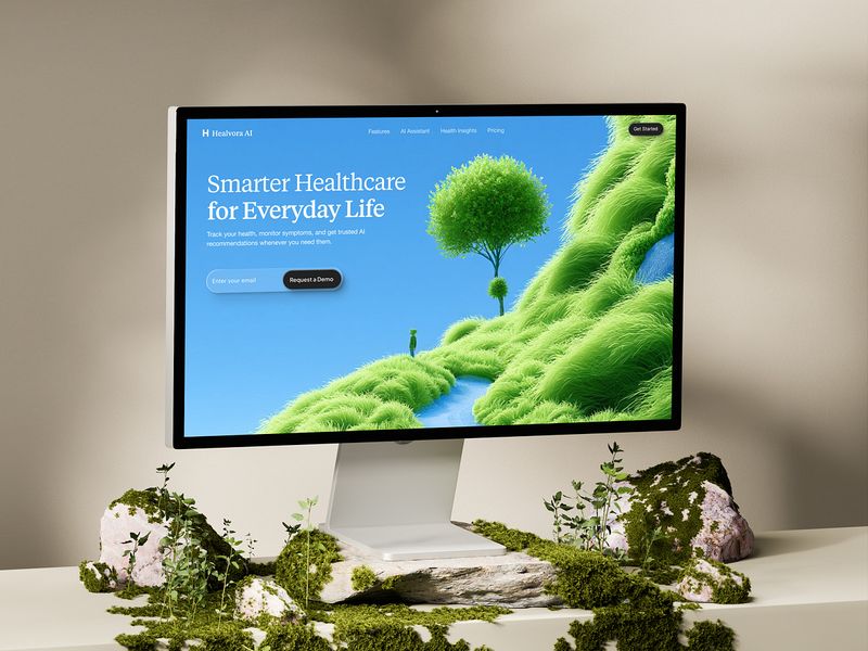 AI Health Assistant Website | Healthtech Website