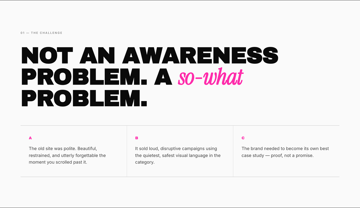 Hue&Cry — Visual Identity & Website Image 1