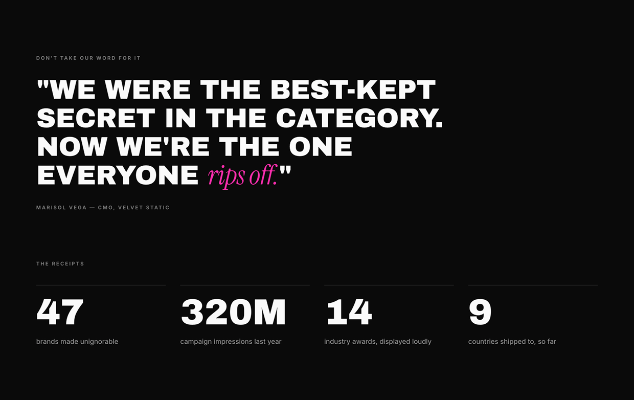 Hue&Cry — Visual Identity & Website Image 11