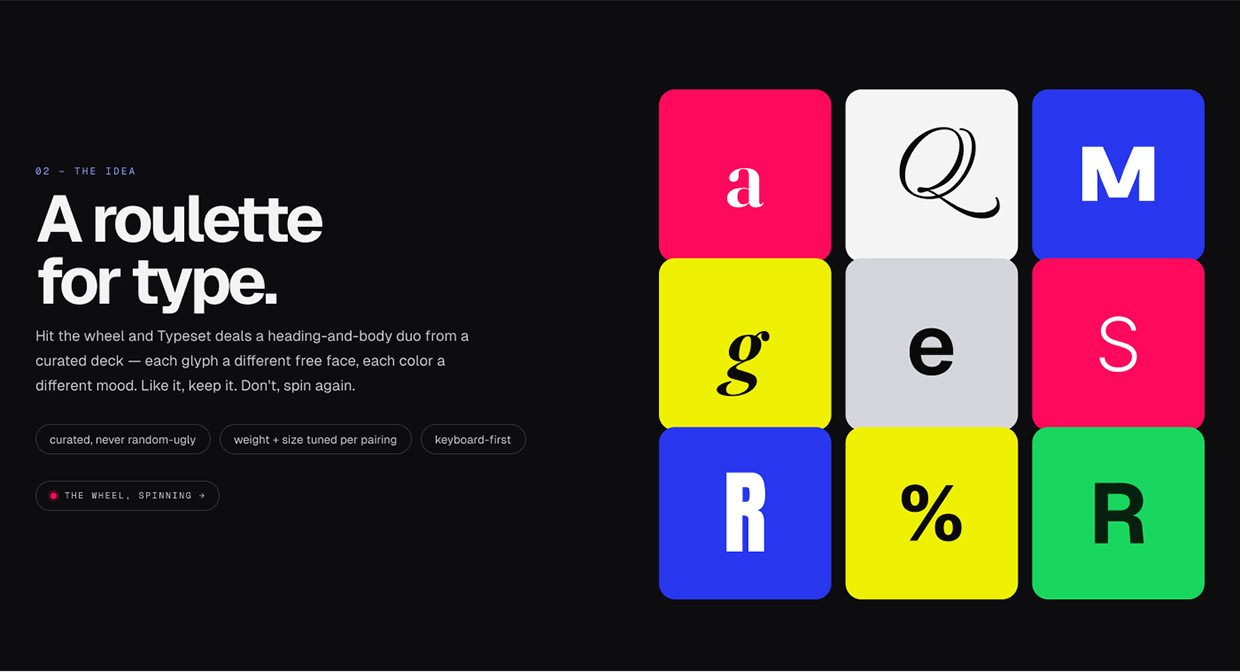 Typeset — A Font-Pairing Playground Image 1