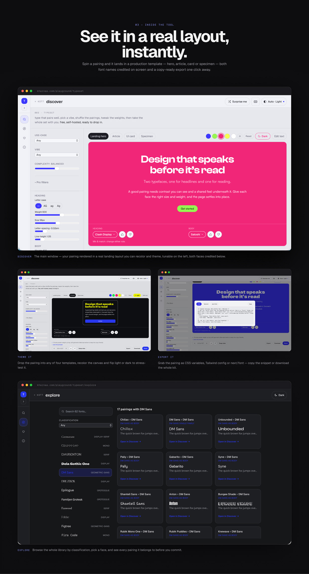 Typeset — A Font-Pairing Playground Image 2