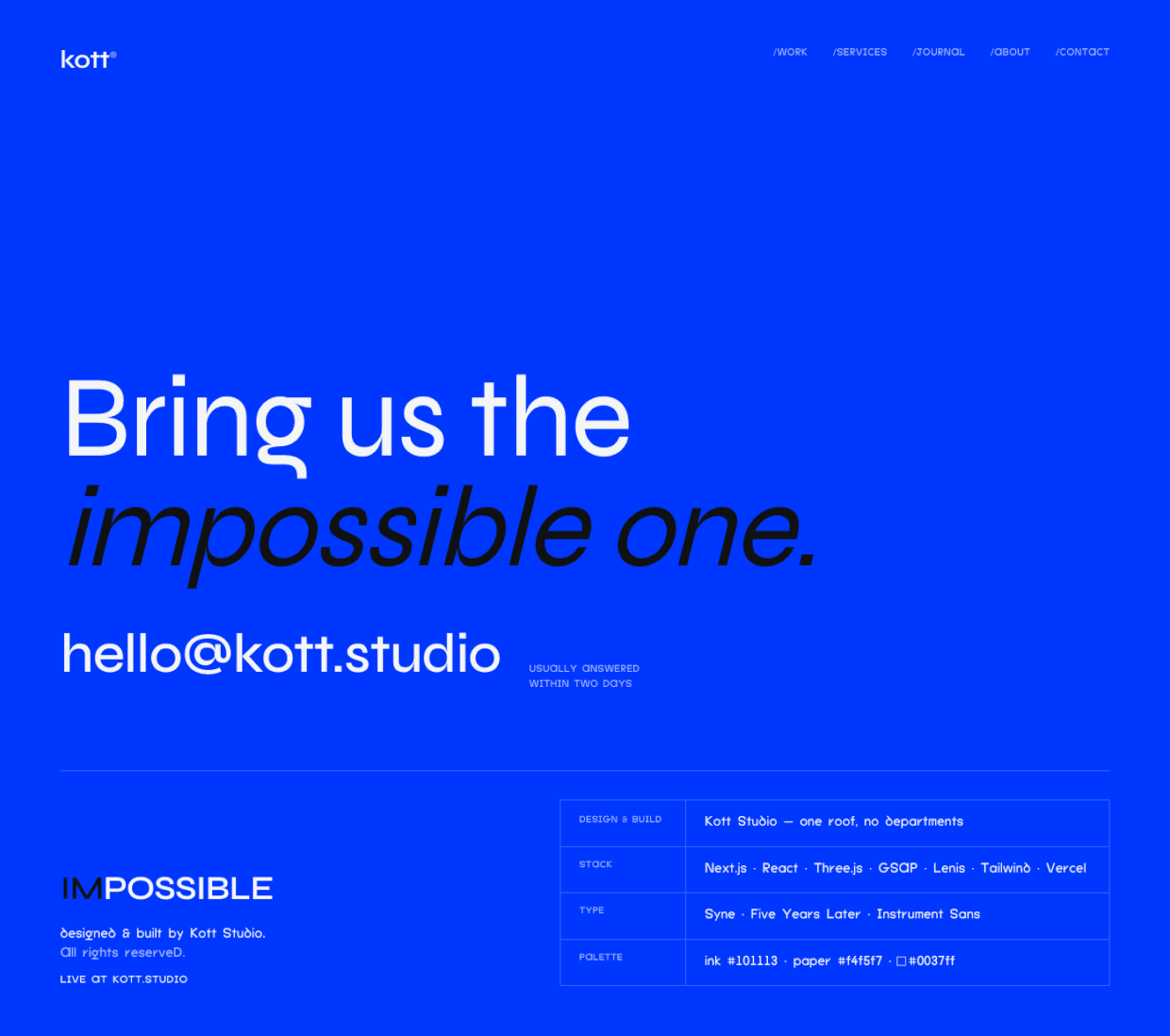 kott studio: the impossible one Image 9